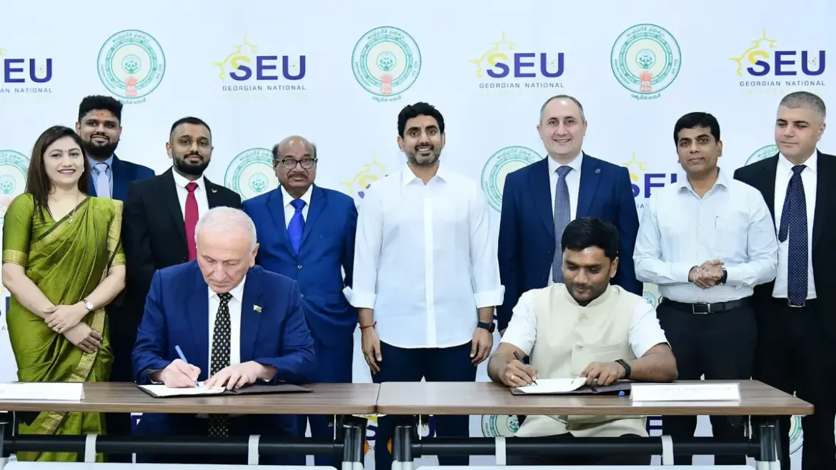 Georgia National University signs Rs 1,300 Cr agreement with Andhra Pradesh to establish a world-class international campus for global education.