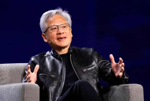 Nvidia CEO Jensen Huang speaks on H200 AI chip approvals and China market demand at CES 2026.