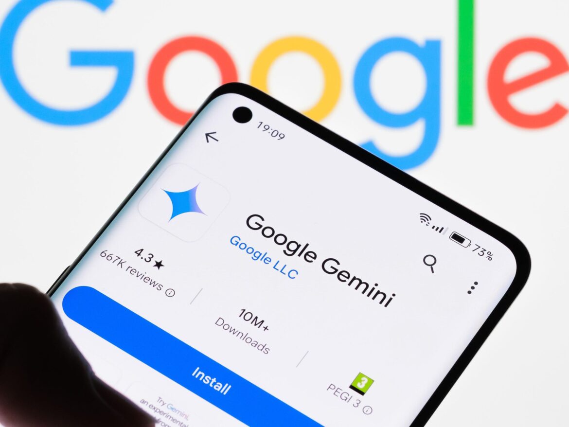 Google and Meta logos representing AI competition over Gemini AI model access and cloud computing infrastructure.